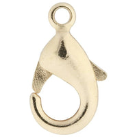 Jewelry Lobster Clasps, 10.1 mm, Gold, Set of 5
