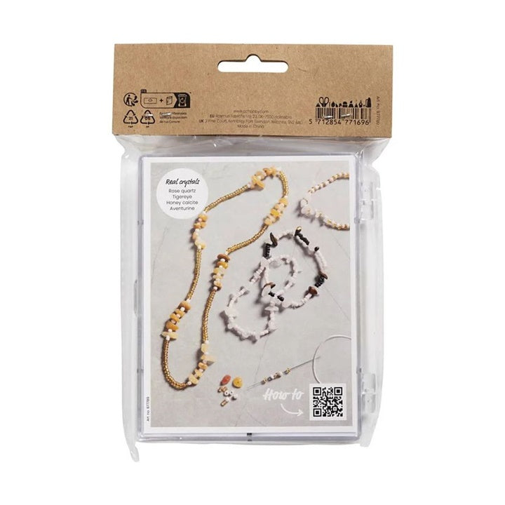 Jewelry-Making Craft Set, Brown-Black Mix
