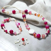 Jewelry-Making Craft Set - Pink Mix