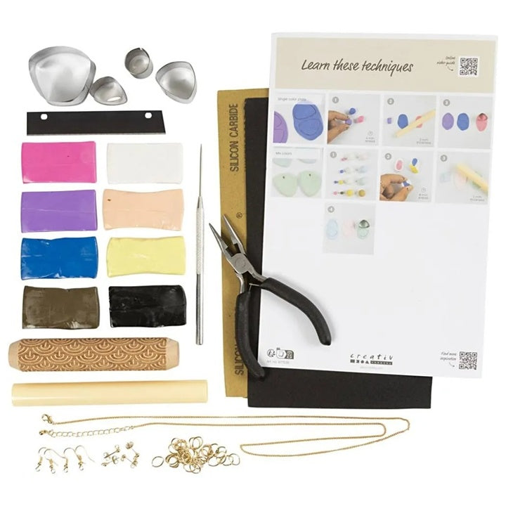 Jewelry-Making Set with Polymer Clay