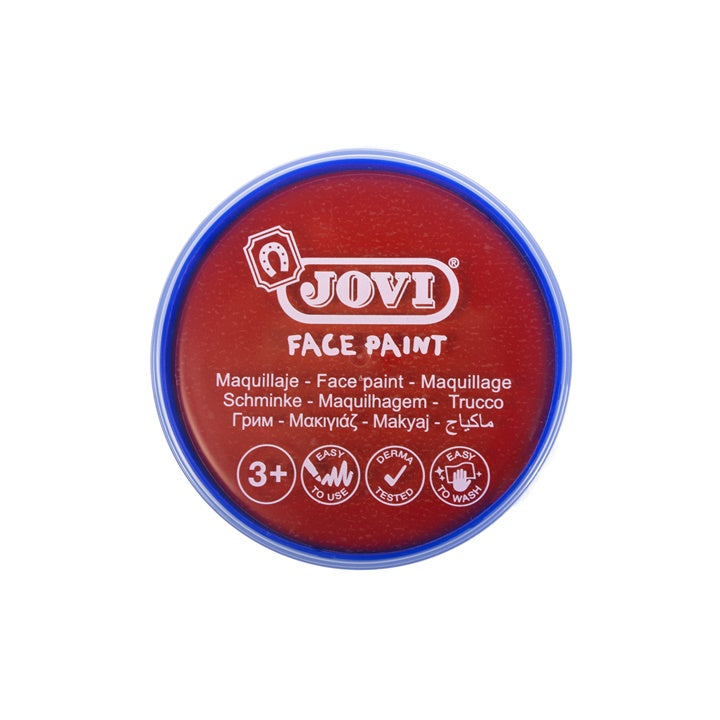 JOVI Face Paint in Pot, 8 ml – Red