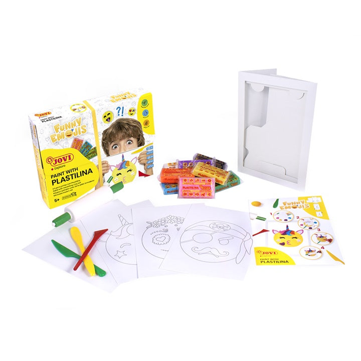 JOVI Funny Emojis Modeling Clay Set