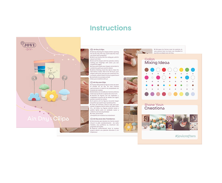JOVI Kraft Modeling Kit Clips – 24 pcs