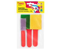 JOVI Large Foam Brushes - 3 pcs