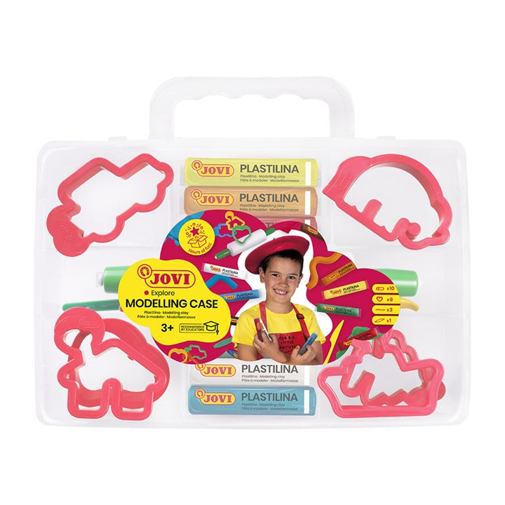 JOVI Modeling Clay and Tools Set in a Carrying Case