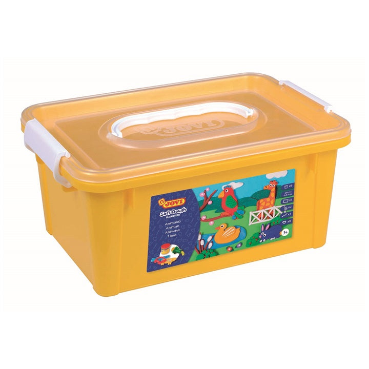 JOVI Modeling Clay and Tools Set in a Case, Animals