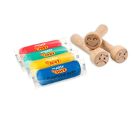 JOVI My First Soft Natural Modeling Clay Set Emotions 4 x 38 g + 3 Stamps