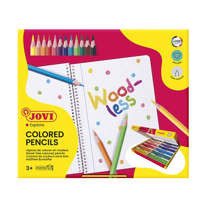 JOVI Triangular Woodless Colored Pencils, 288 pcs — image 3