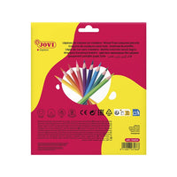 JOVI Triangular Woodless Colored Pencils, Set of 24, image 3