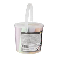 JUMBO Colored Chalks in a Bucket, 15 pcs