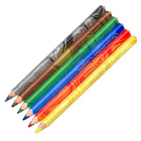 Jumbo MAGIC Triangular Pencils, Set of 6