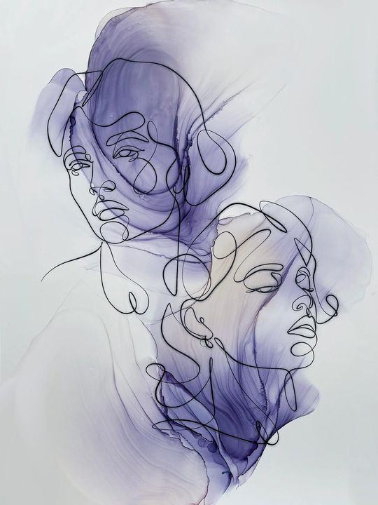 Kamenskaya Ink Set 'Faces'