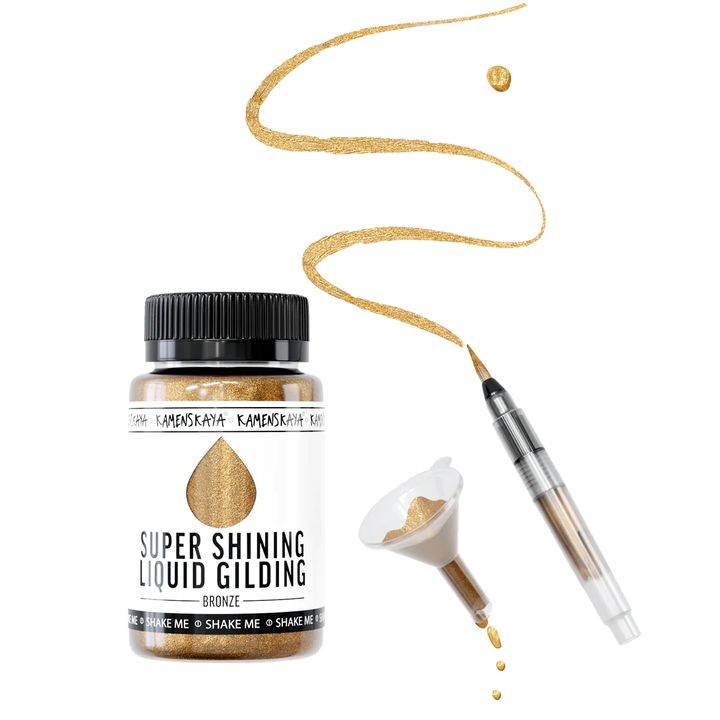 Kamenskaya Liquid Metals for Gilding, 100 ml | various shades — image 3