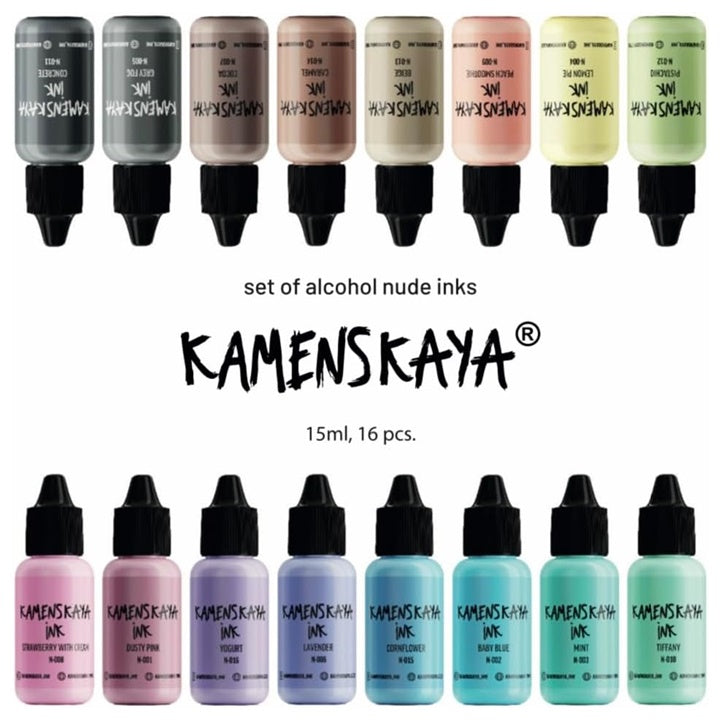 Kamenskaya Nude Alcohol Ink Set, 16 x 15 ml — image 2