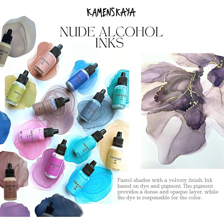 Kamenskaya Nude Alcohol Ink Set, 16 x 15 ml — image 3