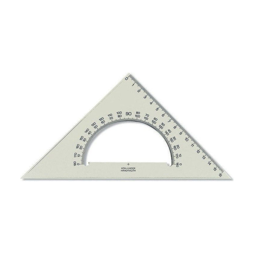 KKO Set Square 45/177 with Protractor