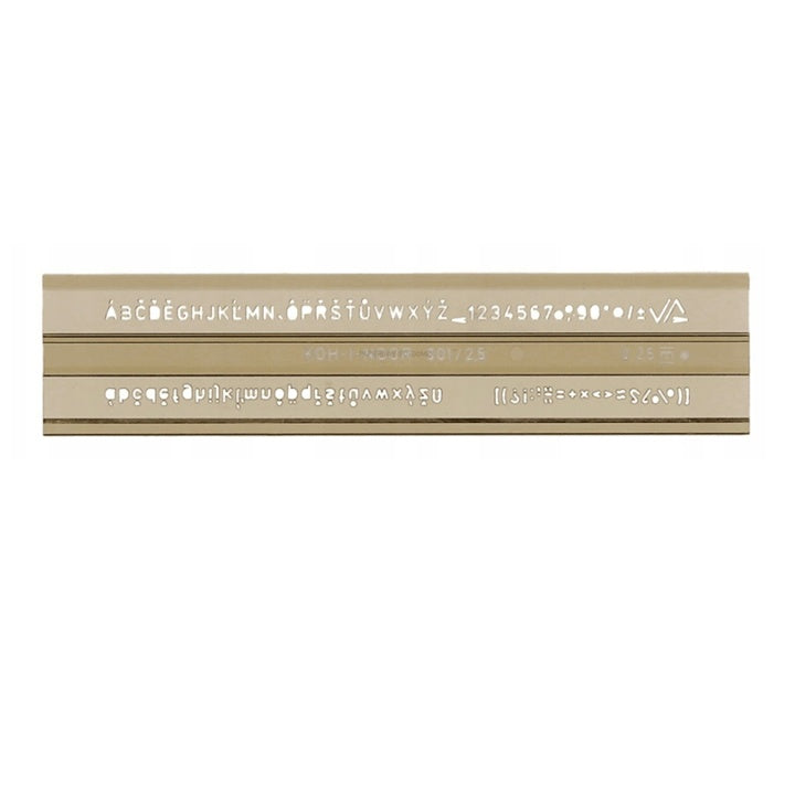 KOH‑I‑NOOR Technical Stencil, Letters, 2.5 mm