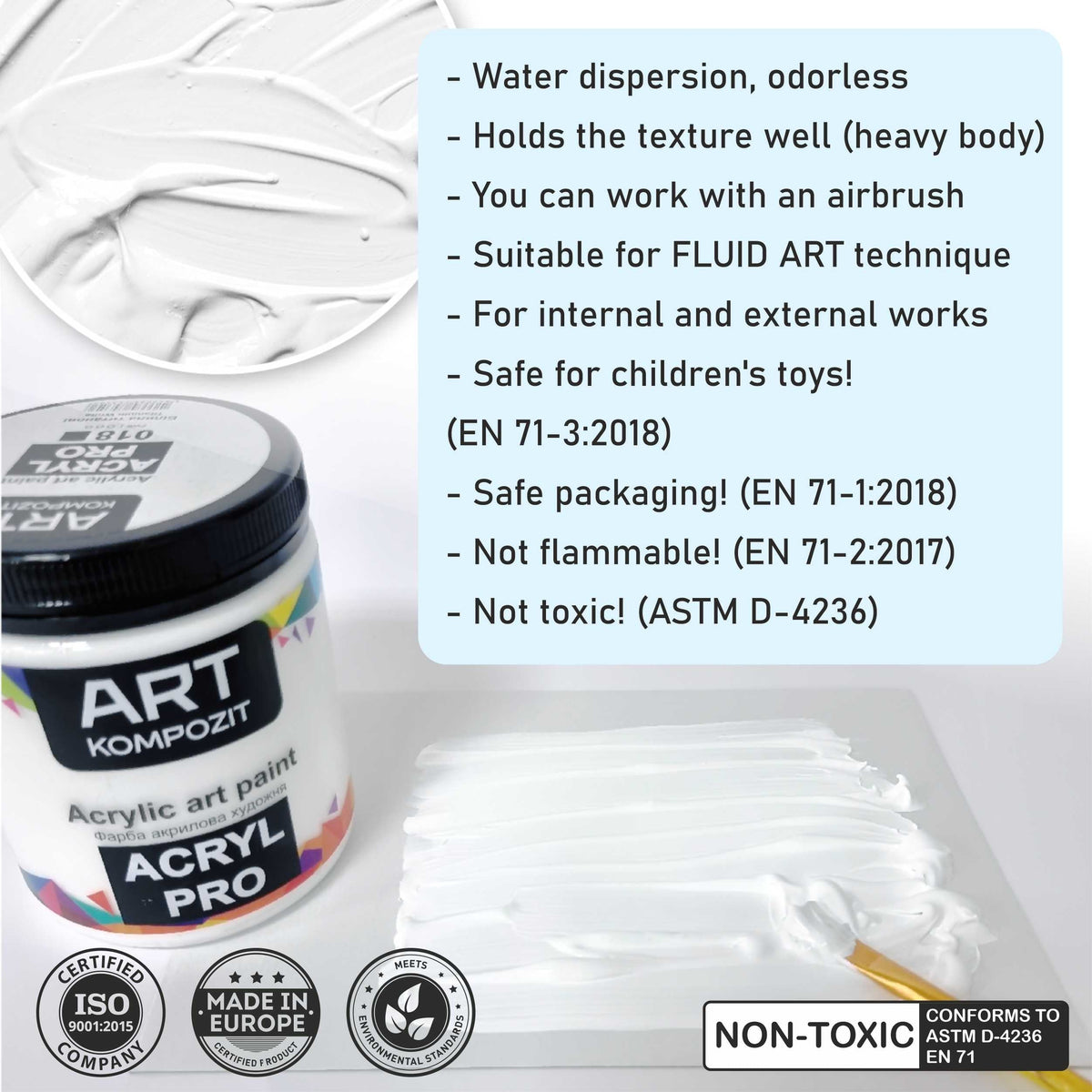 Kompozit ACRYL PRO ART Acrylic Paint 430 ml