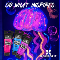 Kompozit ACRYL PRO ART Fluorescent Acrylic Paint 75 ml