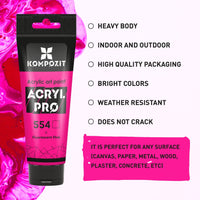 Kompozit ACRYL PRO ART Fluorescent Acrylic Paint 75 ml