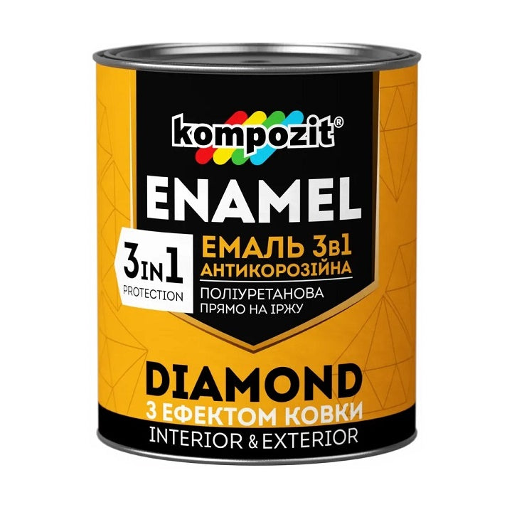 KOMPOZIT DIAMOND 3-in-1 Anti-Corrosion Enamel 0.65 l – Brown