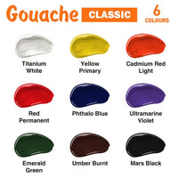 Kompozit Gouache Paint Set CLASSIC 9x20 ml - image 2