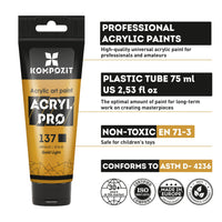 Kompozit Metallic Acrylic Paint ACRYL PRO ART 75 ml