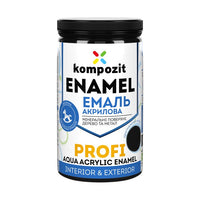 KOMPOZIT PROFI Gloss Acrylic Enamel 0.3 l – Black