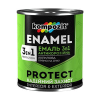 KOMPOZIT PROTECT 3-in-1 Anti-Corrosion Enamel, 2.7 kg – Gray