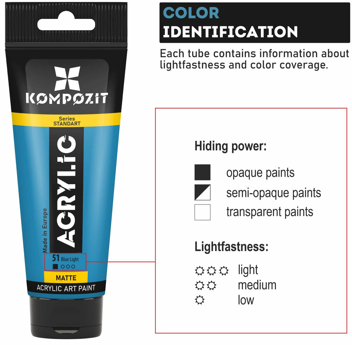 Kompozit STANDART Acrylic Paint 75 ml — image 43