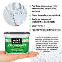 Kompozit White Fine-Grain Texture Paste | various volumes — image 2