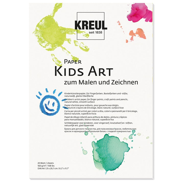 KREUL Art Paper for Kids, 20 Sheets | Various Sizes — Image 3
