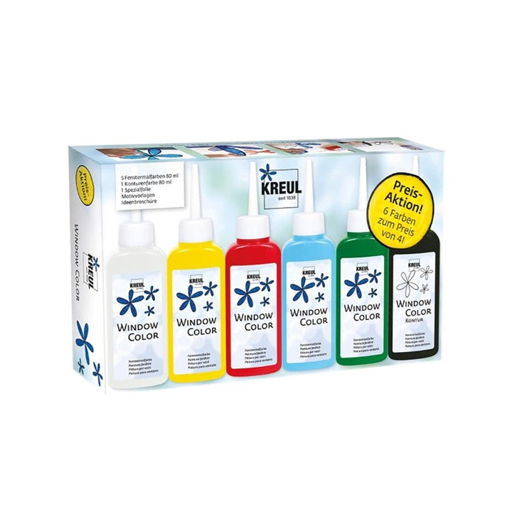 KREUL Glass Paints Set