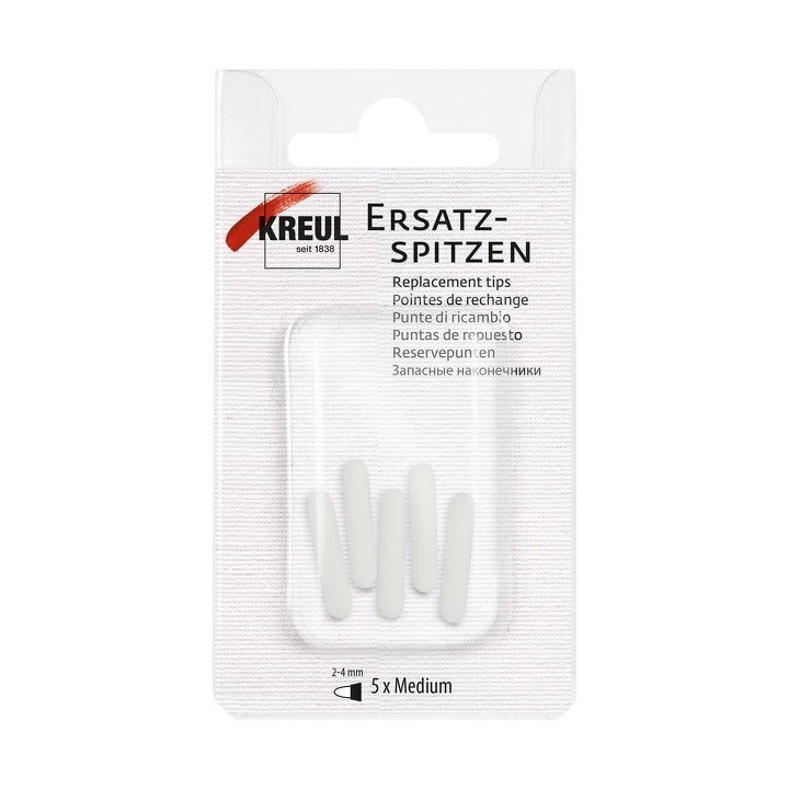 KREUL Replacement Tips for Markers, Medium 2-4 mm
