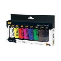 Kreul Solo Goya Acrylic Paints, Set of 8 x 20 ml
