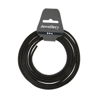 Leather Strap 3 mm x 2 m – black