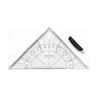 LENIAR Navigation Triangle Ruler 45° / 25 cm
