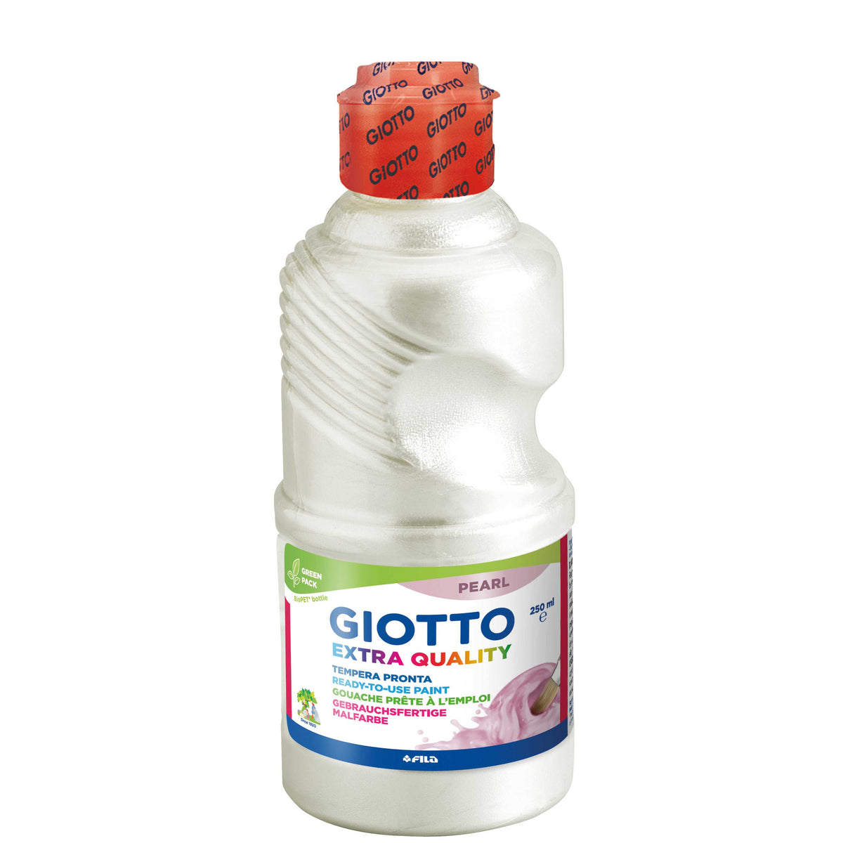 Liquid Tempera Paint GIOTTO Extra Quality Pearl 250 ml – white