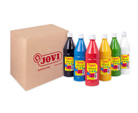 Liquid Tempera Paint Set JOVI Premium 6 x 1000 ml