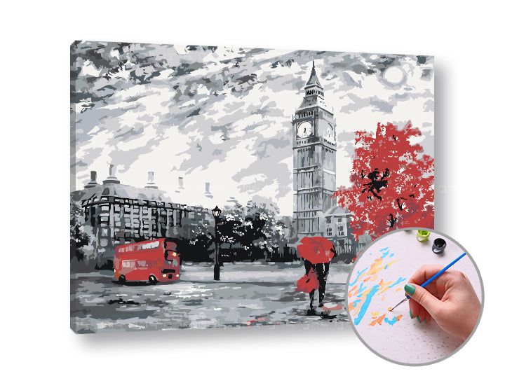 LONDON FEELINGS Paint by Numbers | Medium Difficulty — image 1