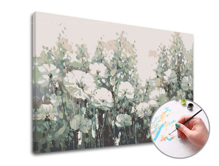 LUCKY FLOWERS Paint by Numbers | Intermediate Difficulty, image 1