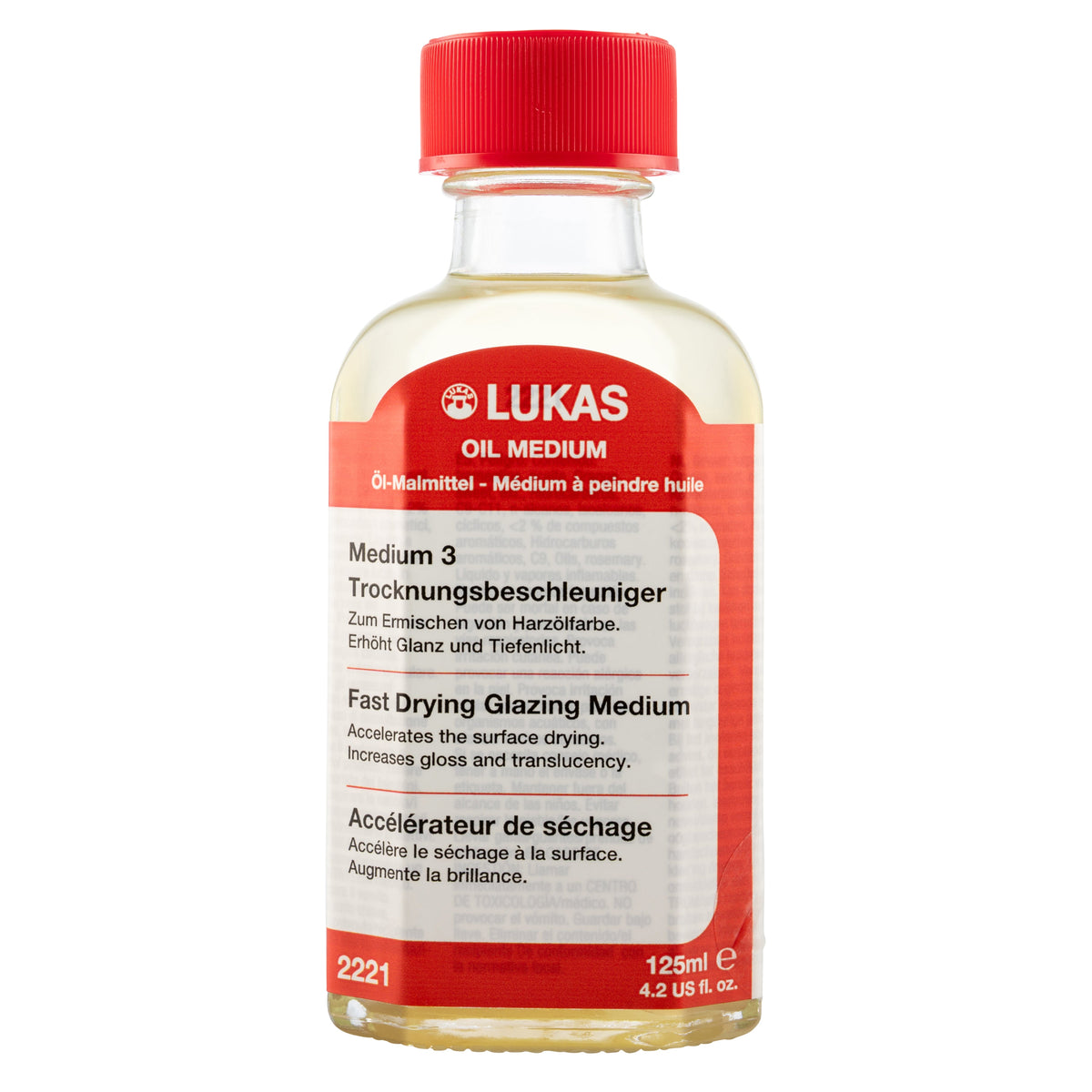 LUKAS Medium 3 Fast Drying Gloss Oil Medium 125 ml