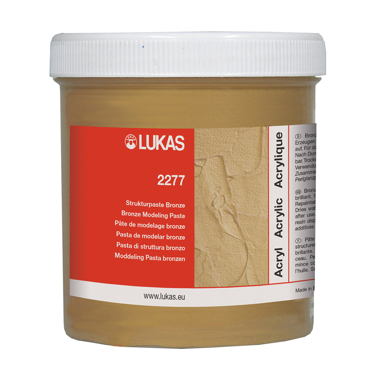 LUKAS Metallic Structure Paste 250 ml – bronze