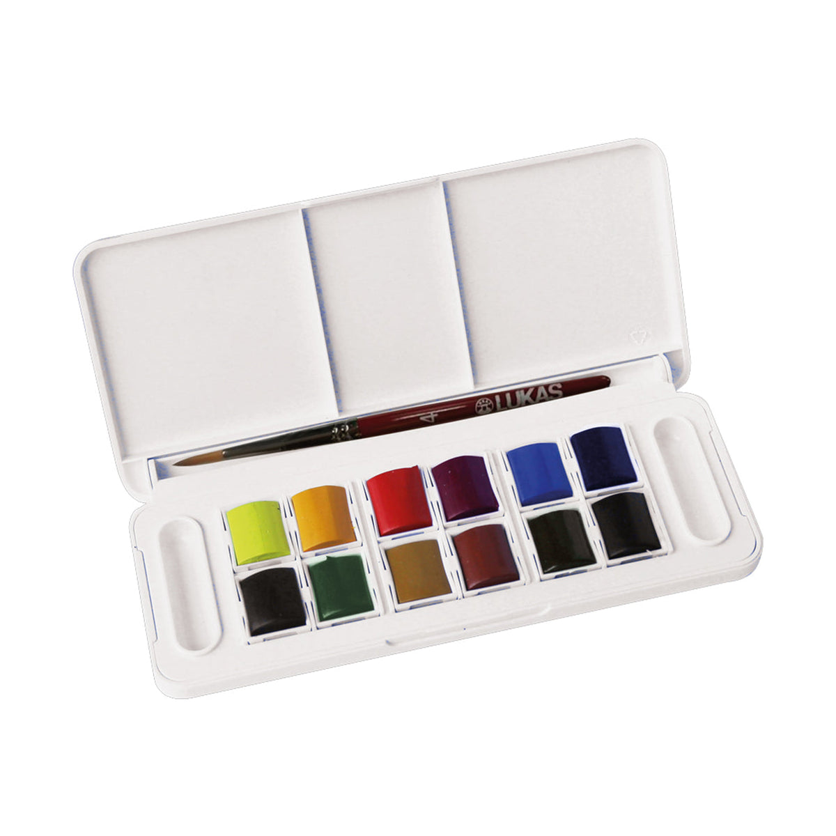 LUKAS Studio Watercolor Paint Set in Plastic Box - 13 pcs