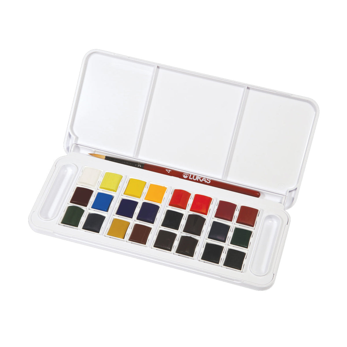 LUKAS Studio Watercolor Paint Set in Plastic Box - 24 pcs