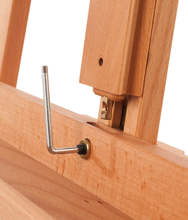 MABEF Basic Lyre Studio Easel Type A Beechwood