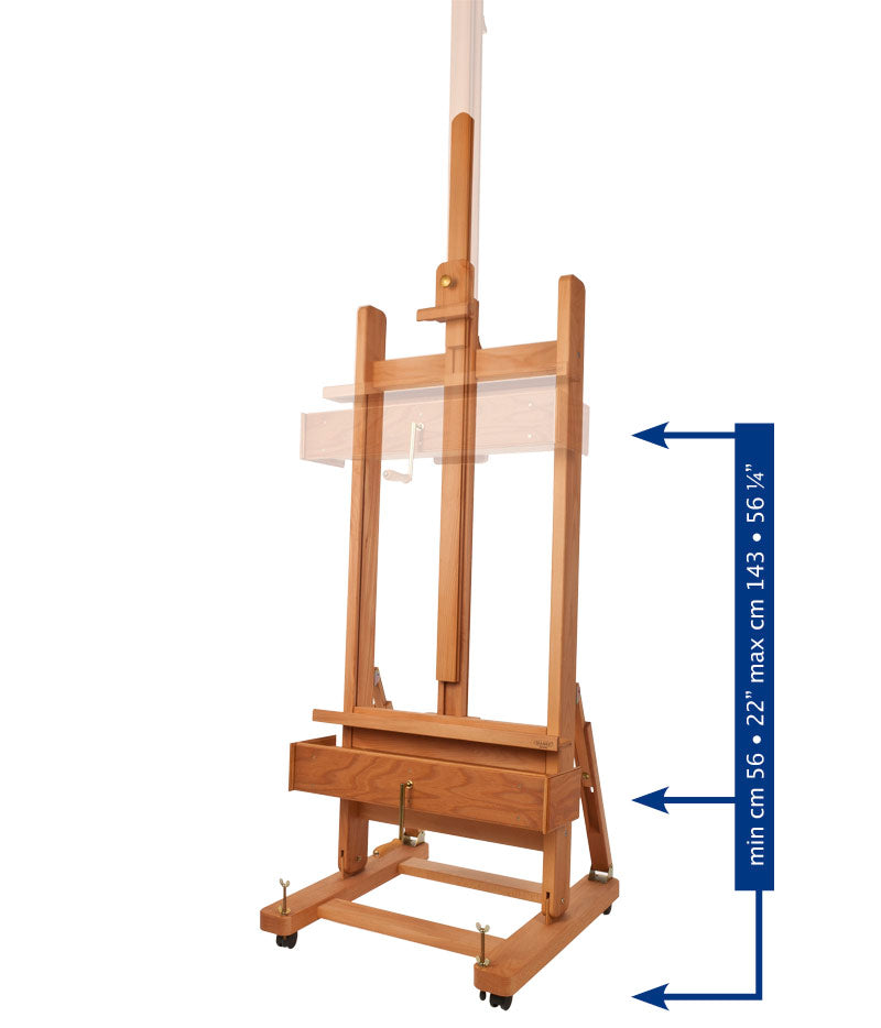 MABEF Large Studio Crank Easel