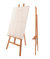 MABEF Lyre Studio Easel in Oiled Beechwood