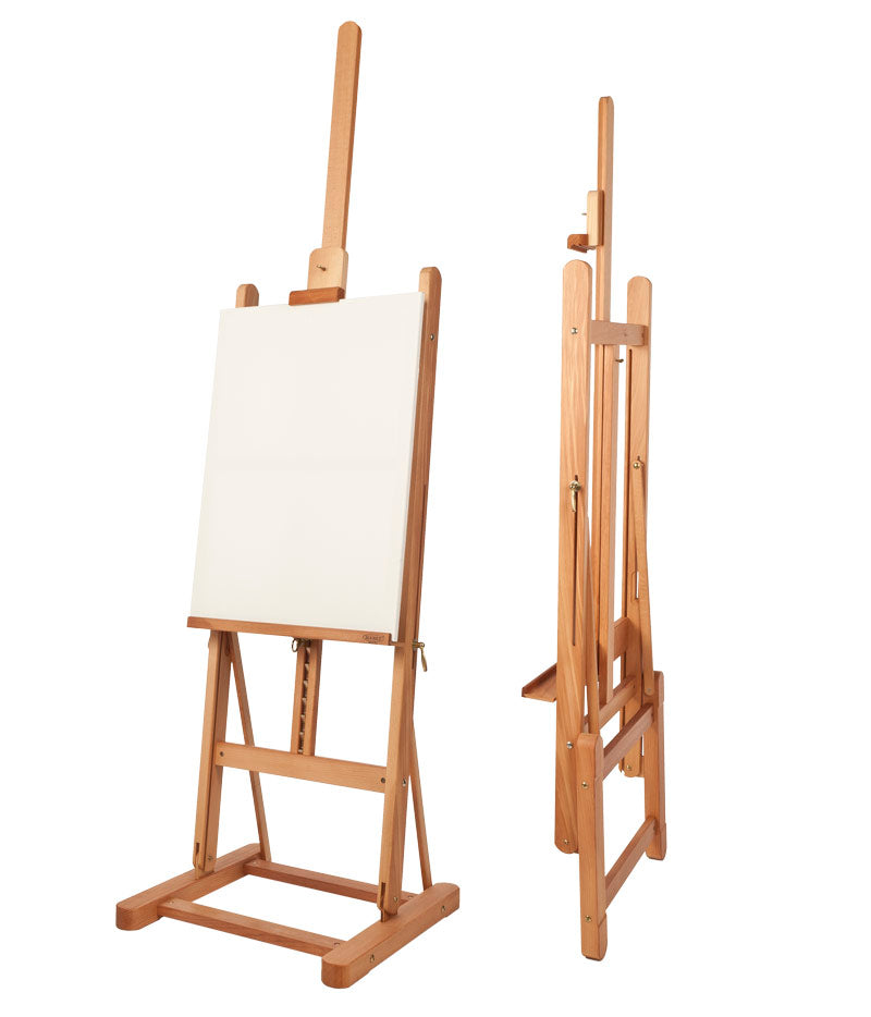 MABEF Studio Easel H-Frame - Beechwood