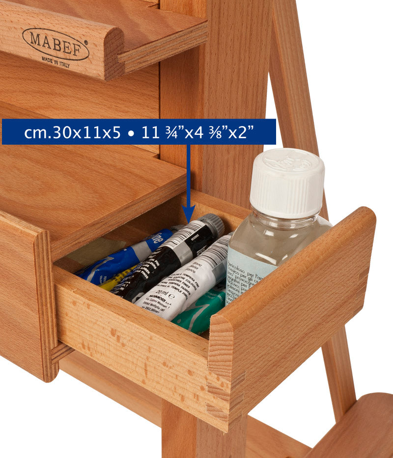 MABEF Studio Easel H with Crank